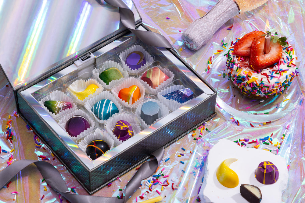 12 Piece Chocolate Celebration Box for Special Occasions