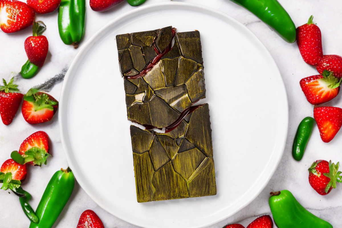 Strawberry Serrano Caramel Bar