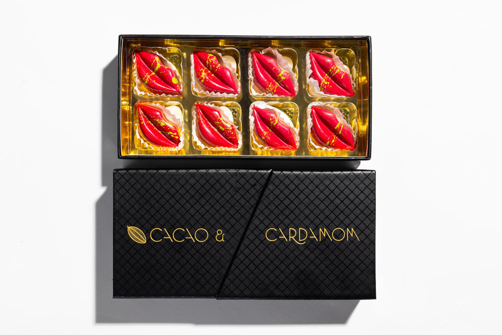 8 Piece Dubai Knafeh Kisses Artisan chocolates 