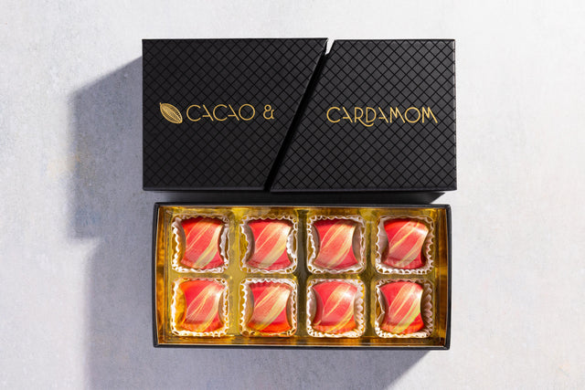 Raspberry Pistachio, 8 Piece Box