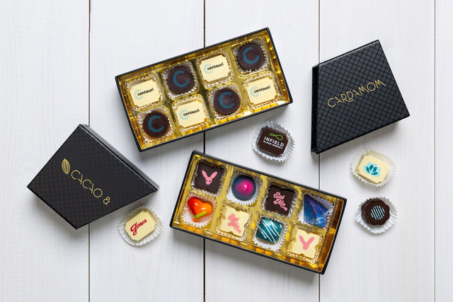 8 Piece Box Corporate Gift, Party Favor, Custom Chocolate