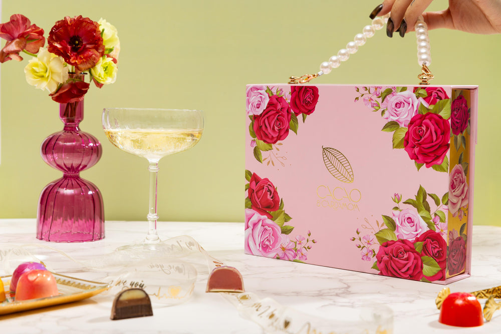 Purse Shaped Chocolate Box for Mothers Day
