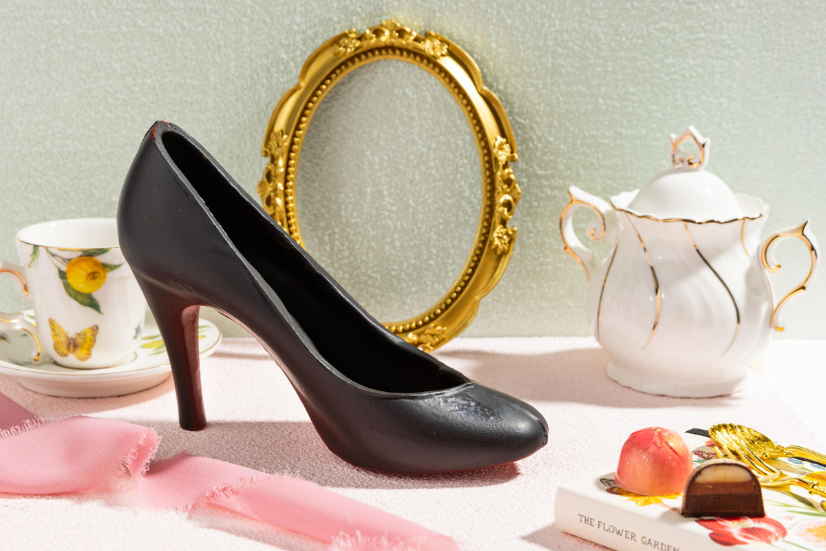 Edible Chocolate Heels Black