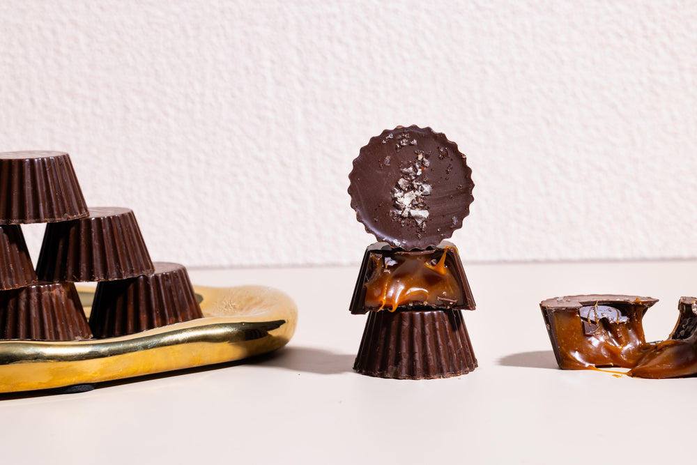 Salted Caramel Chocolate Cups