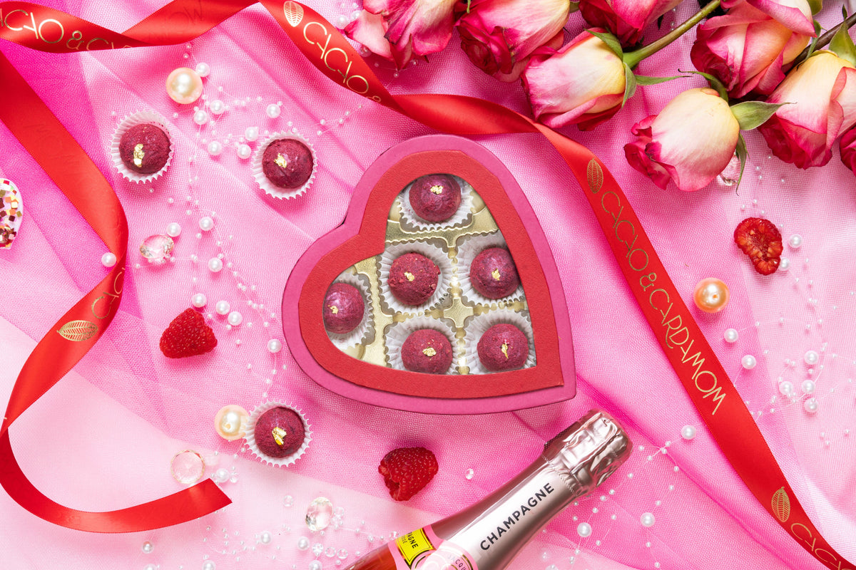 Raspberry Rose Truffles